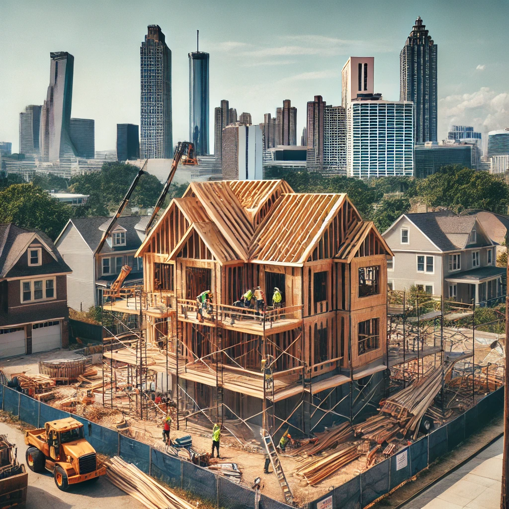 Detailed illustration of construction loan requirements in Georgia.