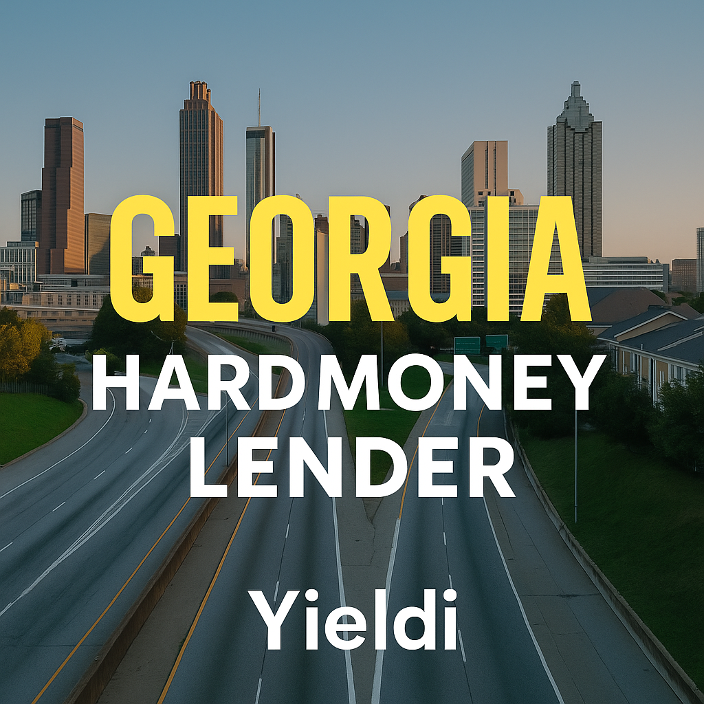 Georgia hard money lender Yieldi - Atlanta skyline with real estate investment focus